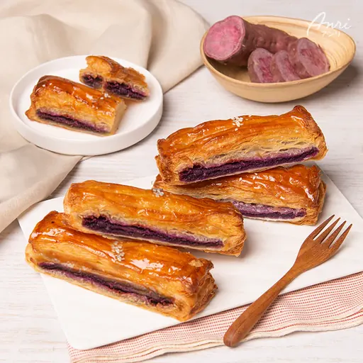 พายมันม่วง — Purple Potato Pie